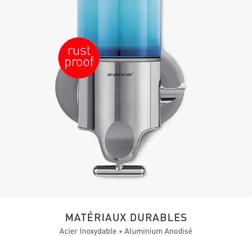 Lot de 3 Distributeurs Muraux 450 ml avec Pompe