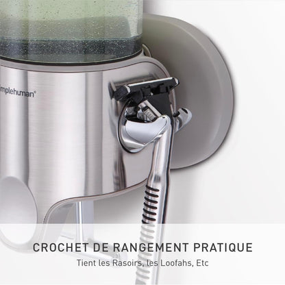 Lot de 3 Distributeurs Muraux 450 ml avec Pompe