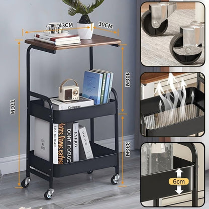 Chariot de Rangement 3 niveaux – Solide, pratique et multifonction
