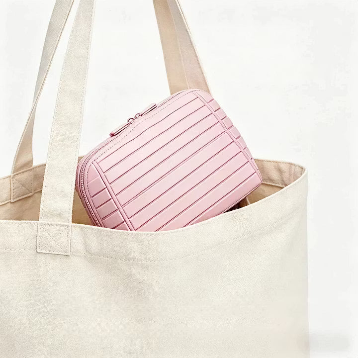Trousse de Maquillage Pliable avec Compartiments – Compacte & Ultra-Organisée