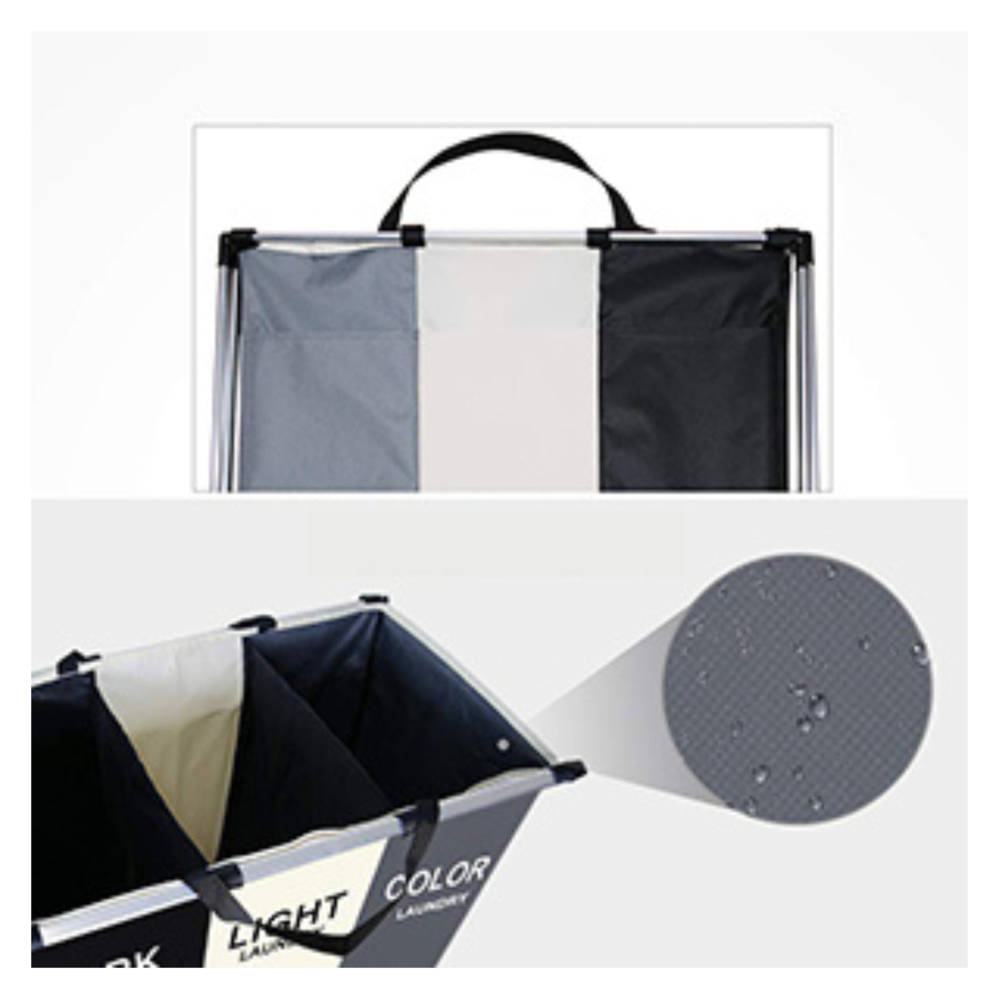 Panier à Linge – Clair / Foncé / Couleur