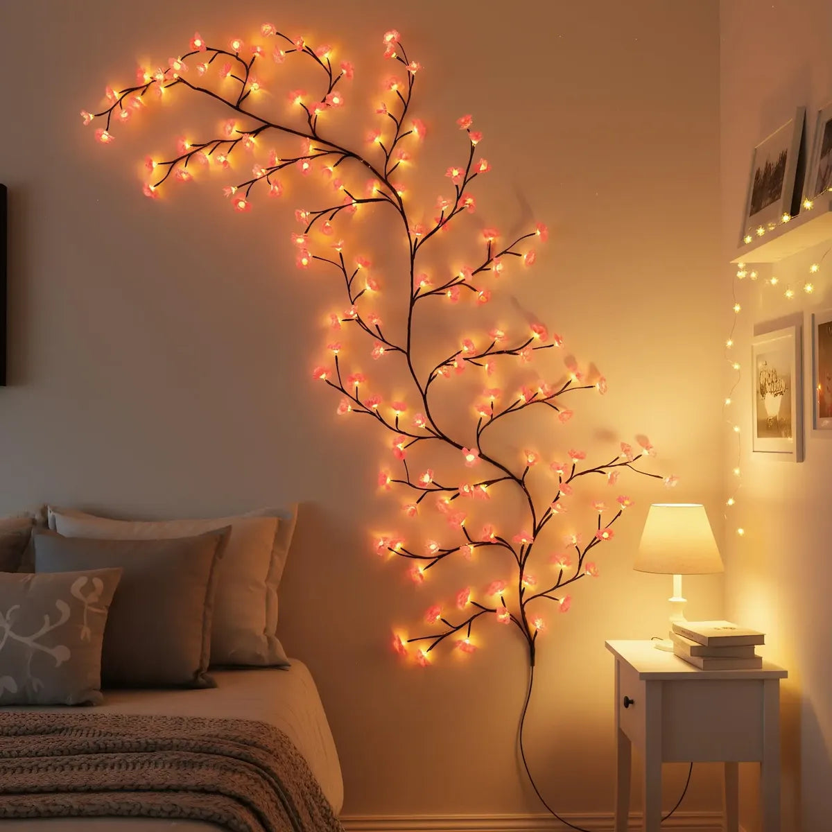 Guirlande lumineuse fleurs de cerisier
