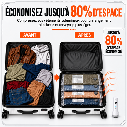 Lot de 12 Sacs Sous Vide avec Pompe Électrique – Maison & Voyage