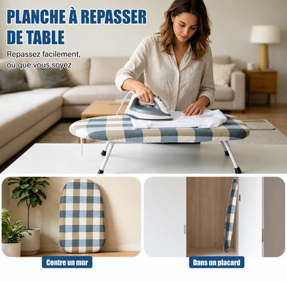 Mini Planche à Repasser  – Pliable et Portable, Pieds Antidérapants