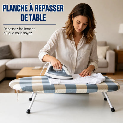 Mini Planche à Repasser  – Pliable et Portable, Pieds Antidérapants