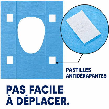 Utilisez les toilettes publiques en toute sérénité grâce à nos housses de siège jetables