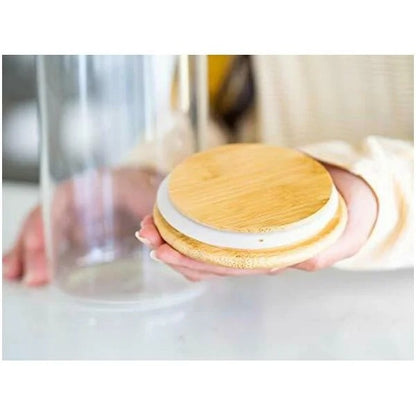 Pack de bocaux en verre de différentes tailles avec 25 étiquettes pour l’organisation du garde-manger